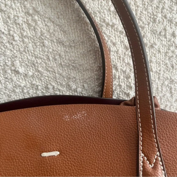 Zara Basket Bag - Dark Tan - Picture 5 of 6